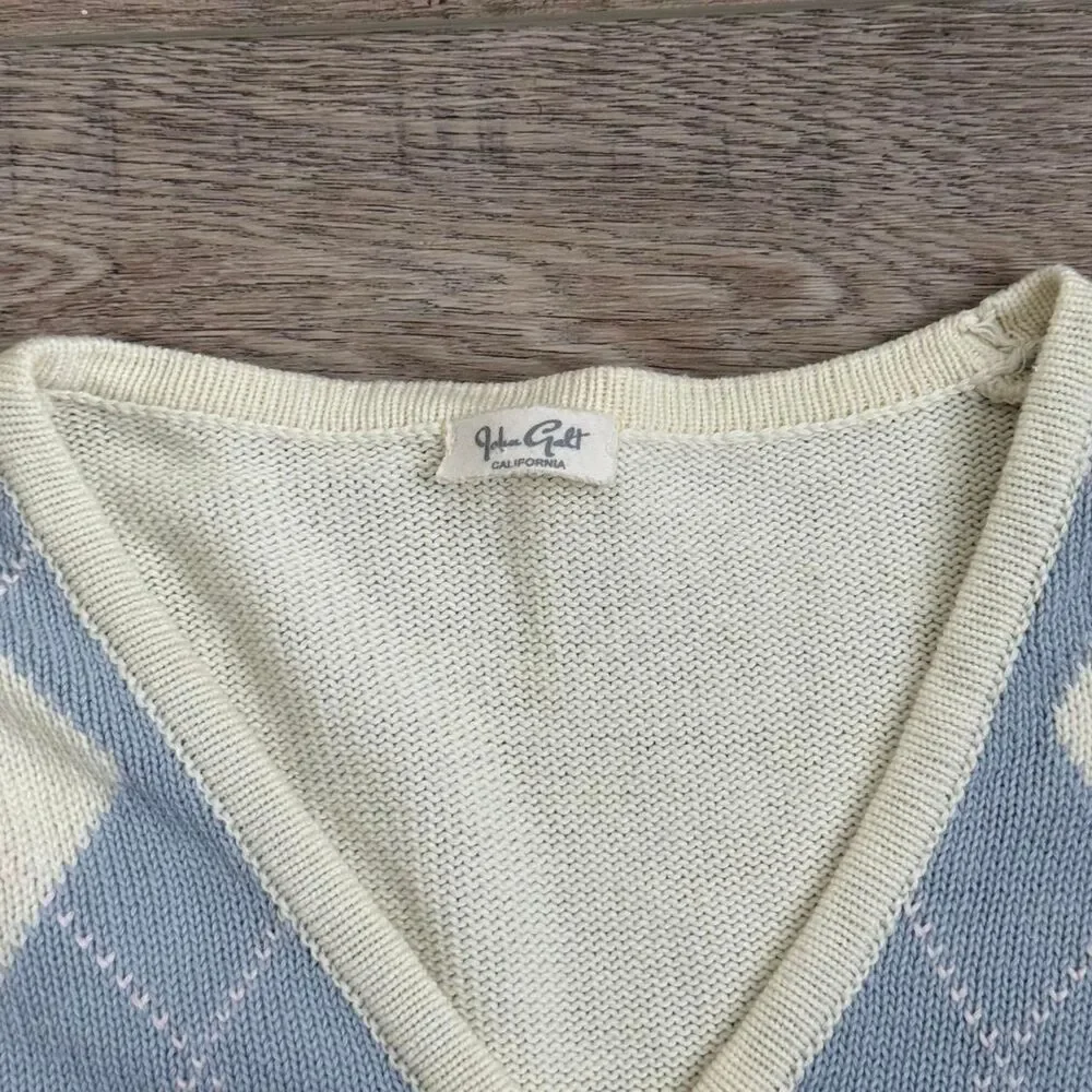 Brandy Melville Argyle Cardigan Sweater OS - Picture 2 of 7